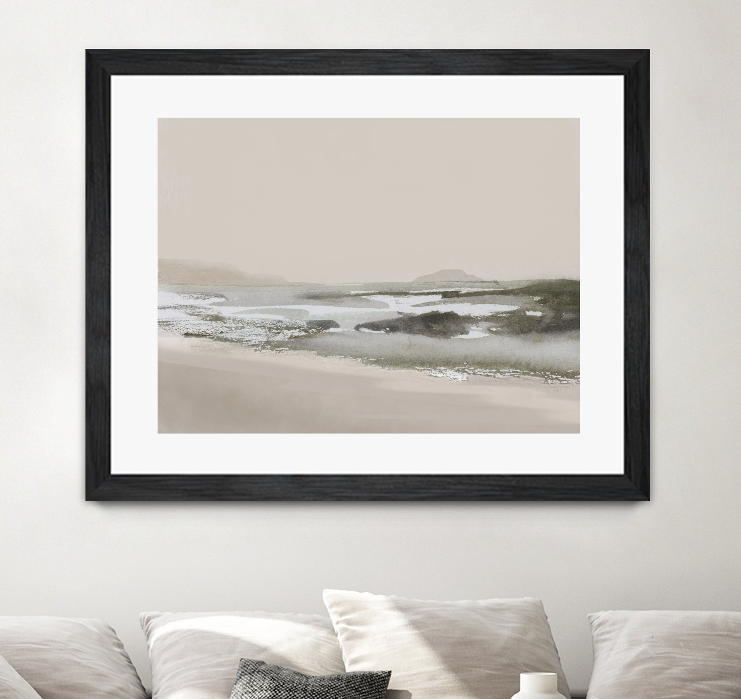 Calm Beach by Dan Hobday on GIANT ART - nature and landscapes nature