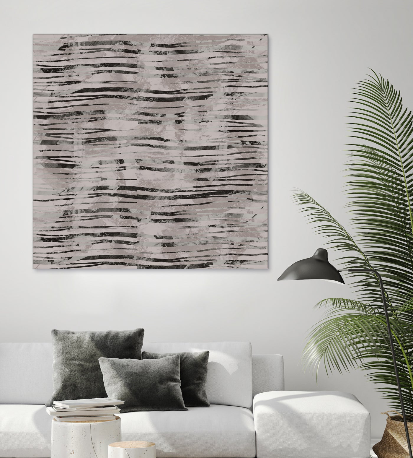 Minimal Organic Wavy Lines 7 by cartissi on GIANT ART - abstract sketch
