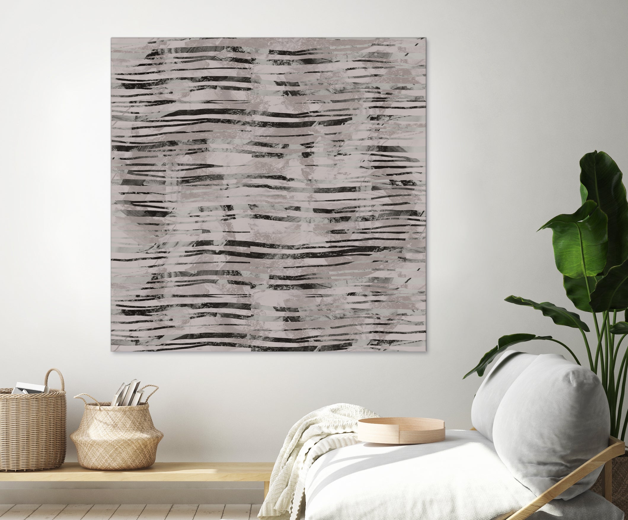 Minimal Organic Wavy Lines 7 by cartissi on GIANT ART - abstract sketch