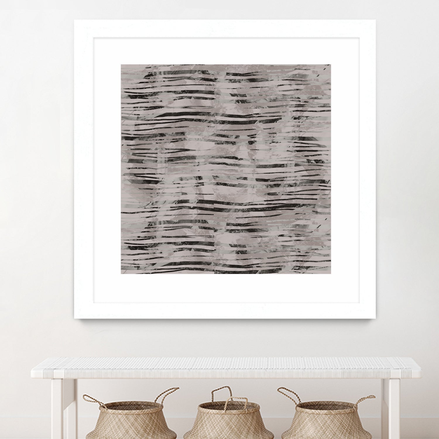 Minimal Organic Wavy Lines 7 by cartissi on GIANT ART - abstract sketch