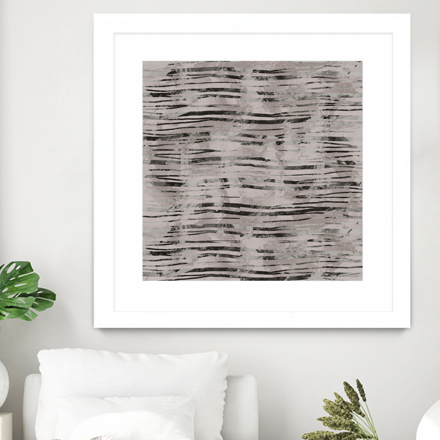 Minimal Organic Wavy Lines 7 by cartissi on GIANT ART - abstract sketch