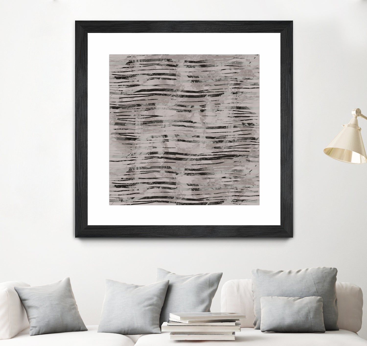 Minimal Organic Wavy Lines 7 by cartissi on GIANT ART - abstract sketch