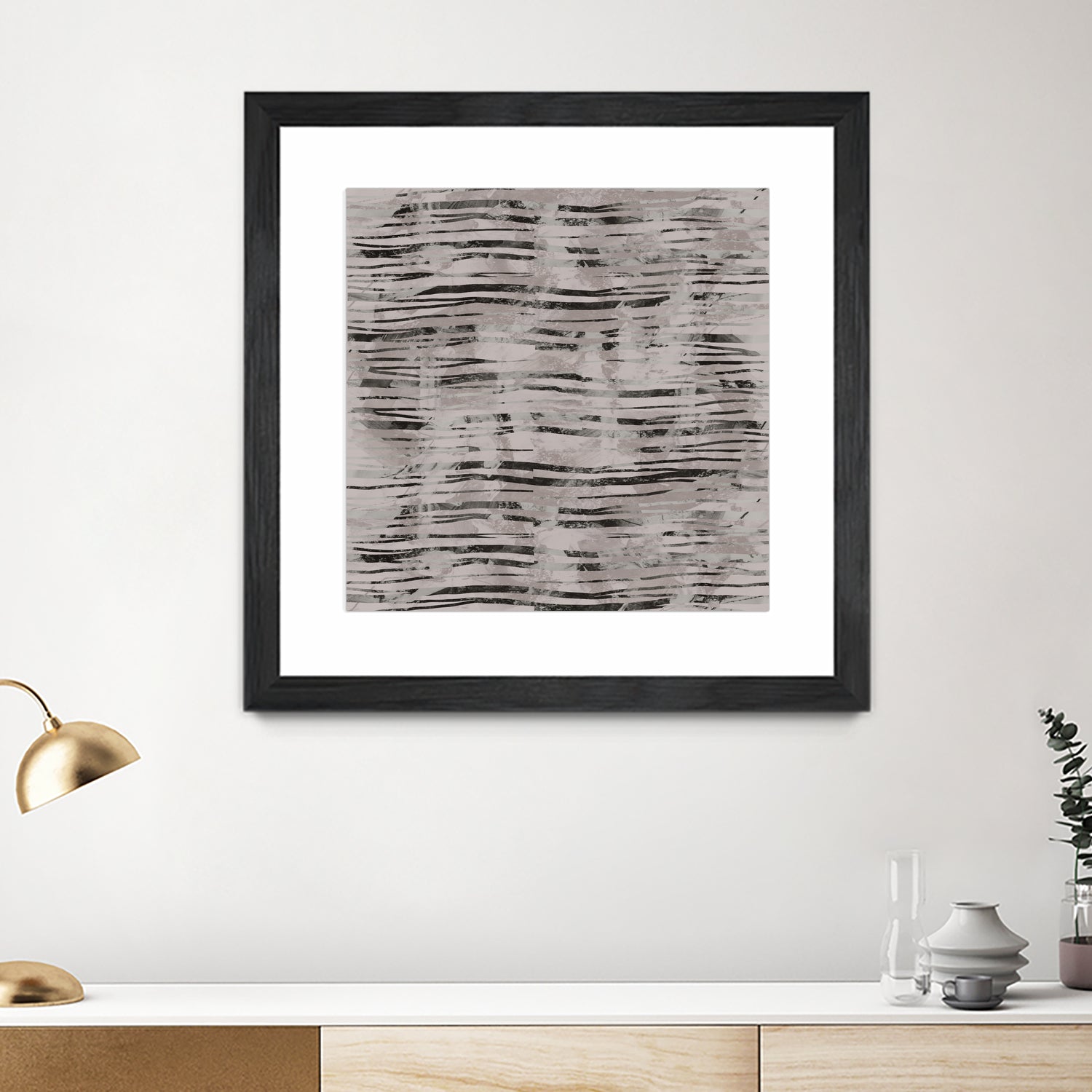 Minimal Organic Wavy Lines 7 by cartissi on GIANT ART - abstract sketch