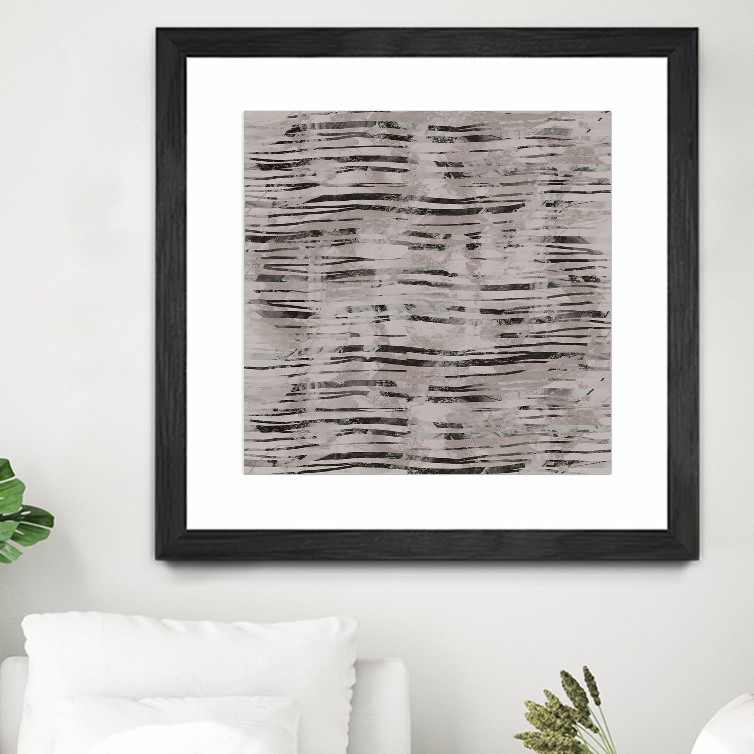 Minimal Organic Wavy Lines 7 by cartissi on GIANT ART - abstract sketch