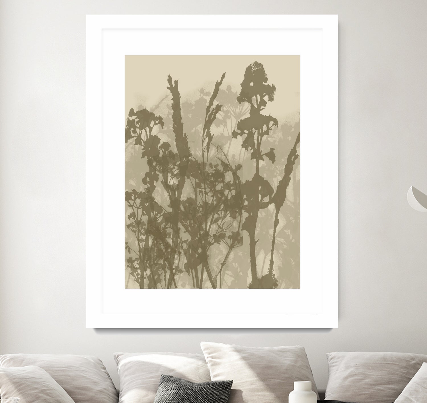 Misty Meadow. Abstract Botanical Art No.10 by Dina Dankers on GIANT ART - 5000 illustration