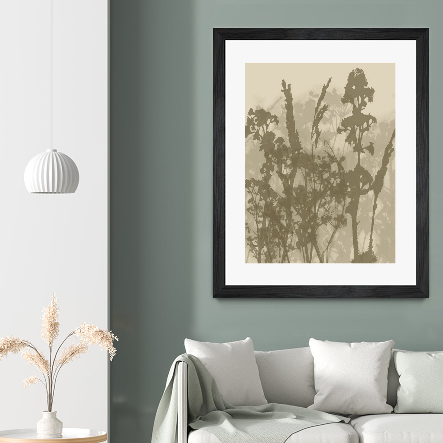 Misty Meadow. Abstract Botanical Art No.10 by Dina Dankers on GIANT ART - 5000 illustration