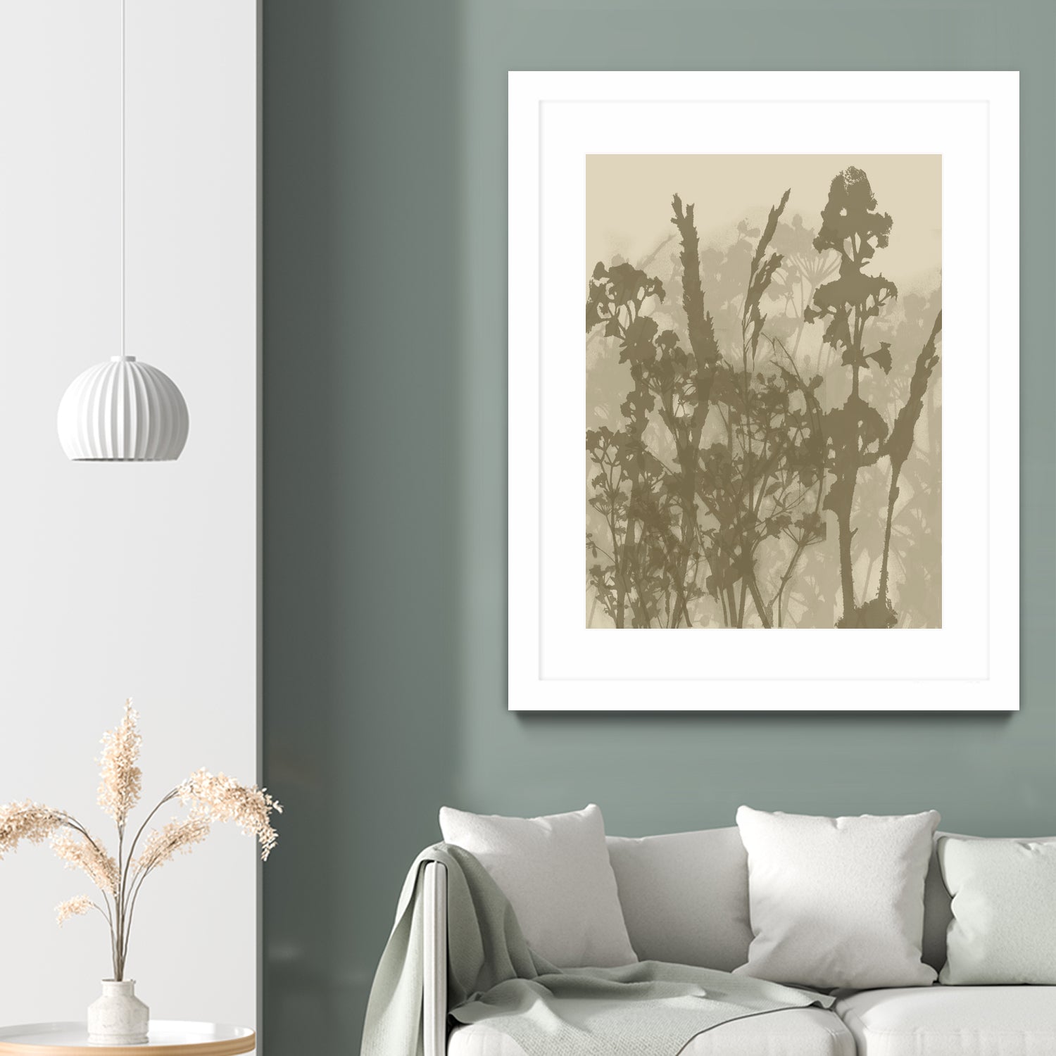 Misty Meadow. Abstract Botanical Art No.10 by Dina Dankers on GIANT ART - 5000 illustration