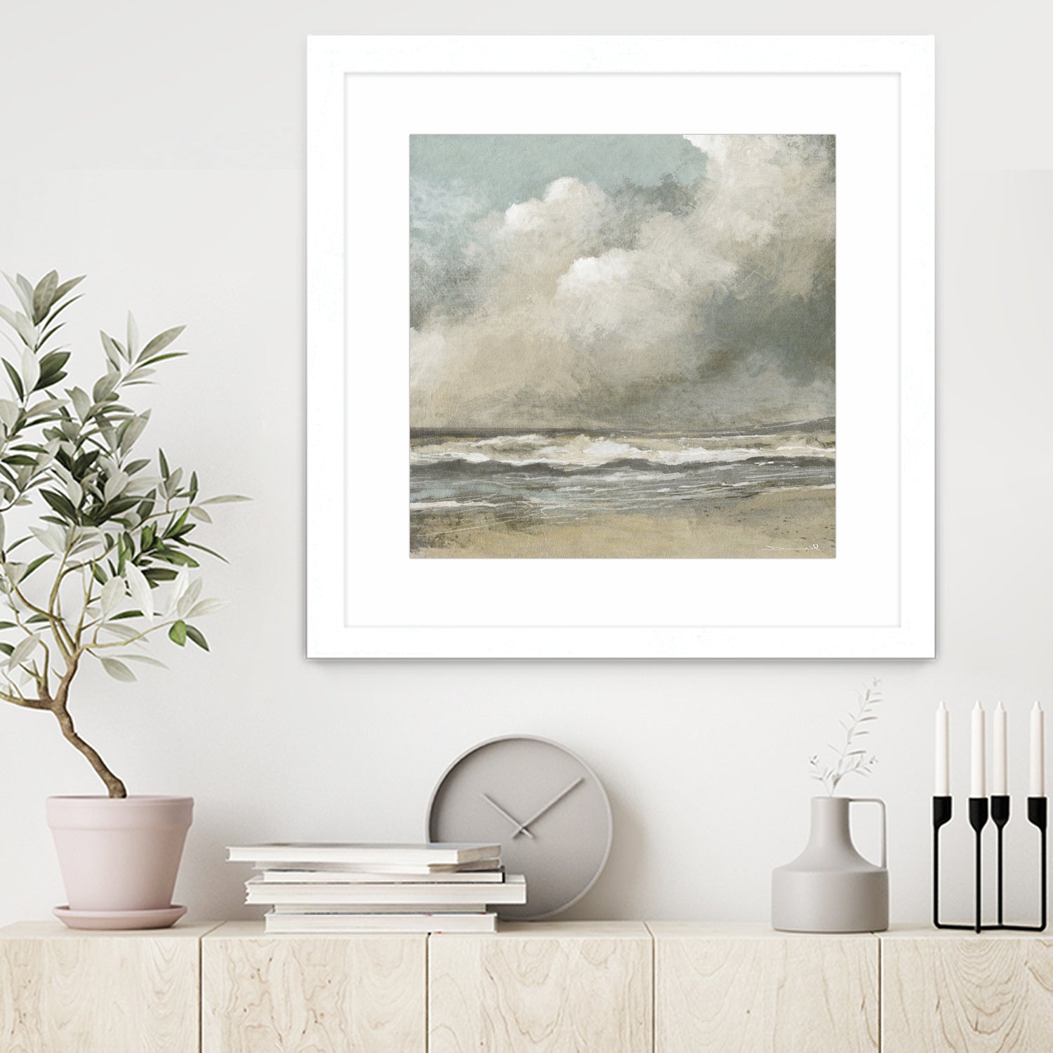 Misty Beach by Dan on GIANT ART - hobday