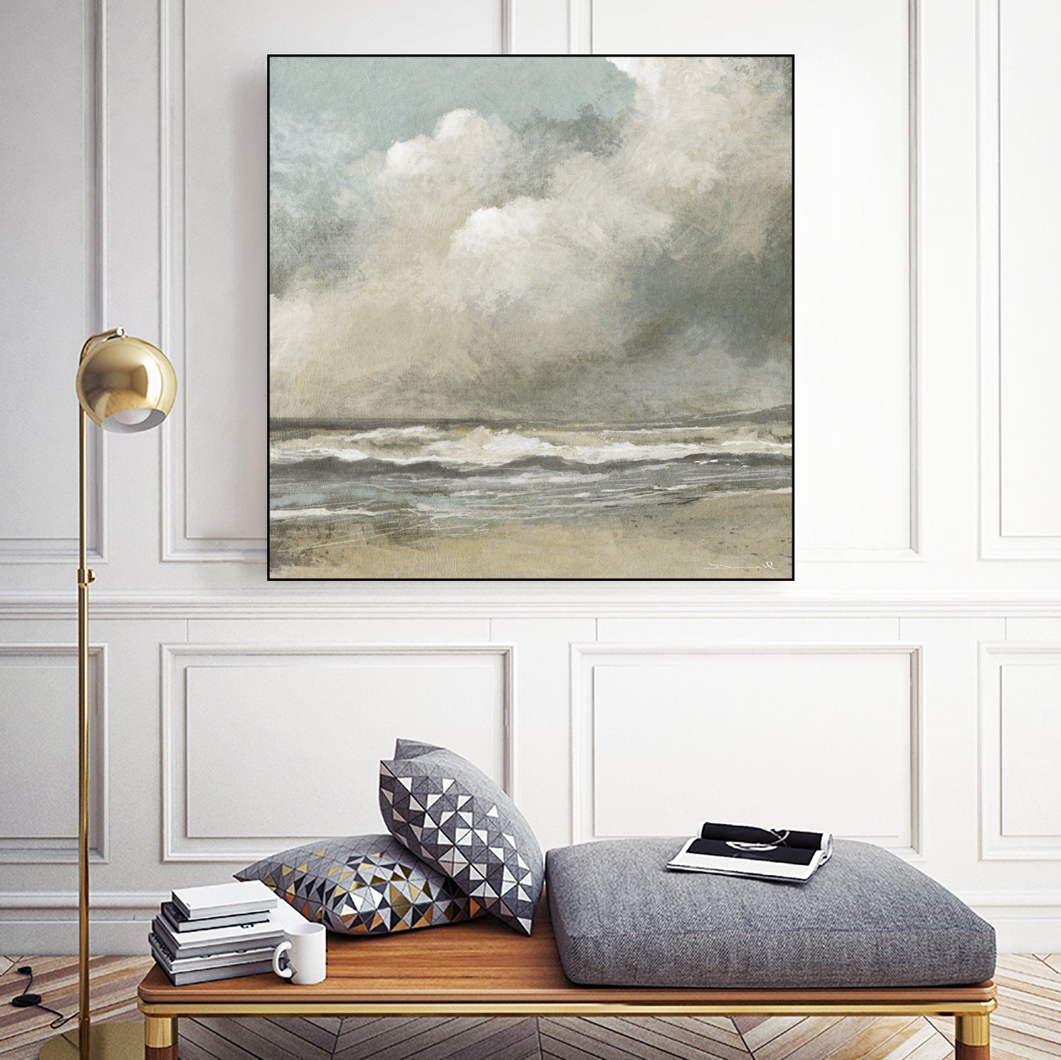 Misty Beach by Dan on GIANT ART - hobday