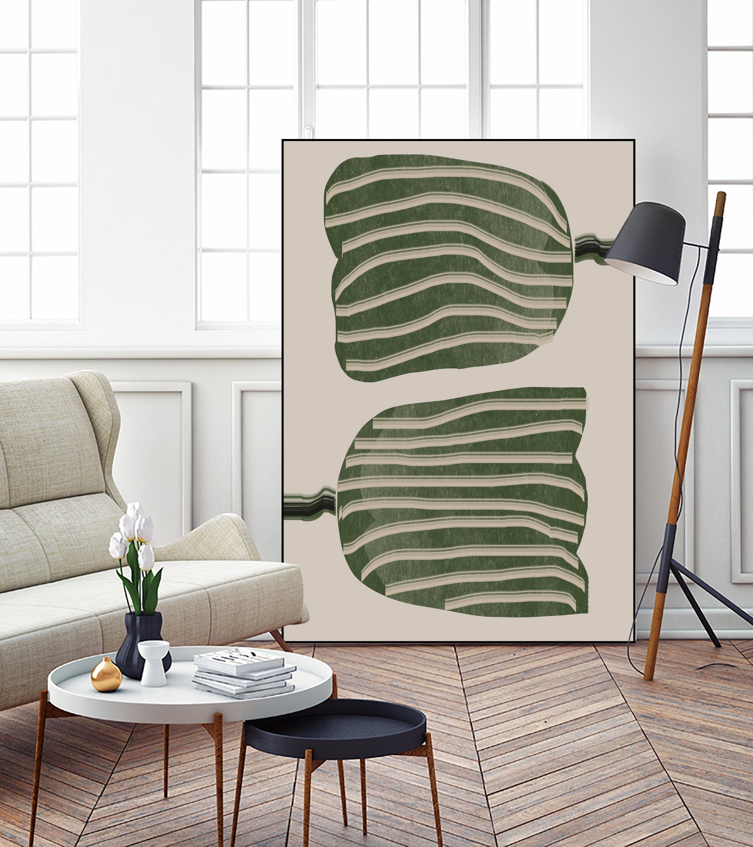 Abstract Tulips by THE MIUUS STUDIO on GIANT ART - drawing flowers and plants drawing