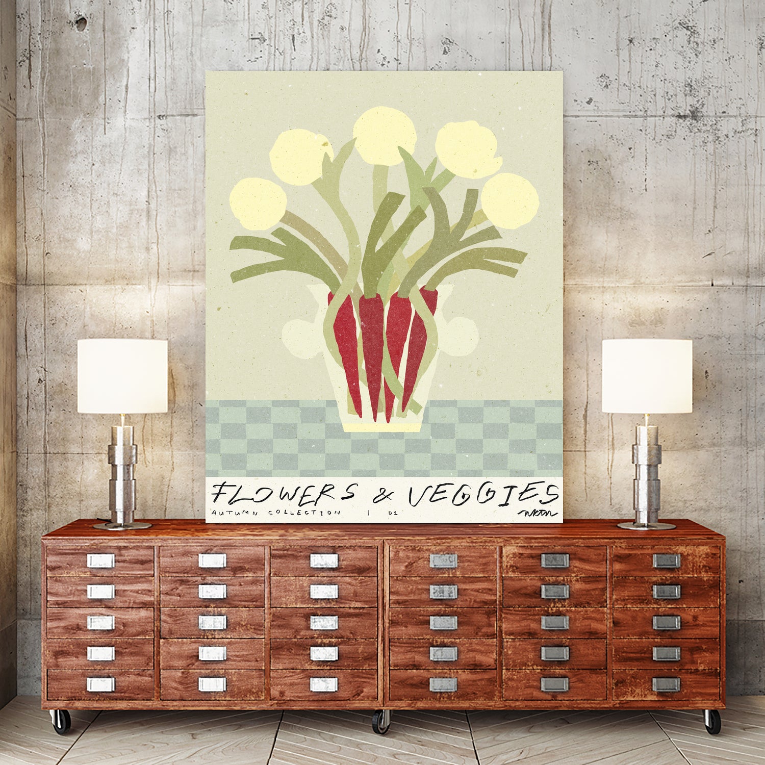 Flowers a Veggies 01 by NKTN on GIANT ART - flowers and plants text