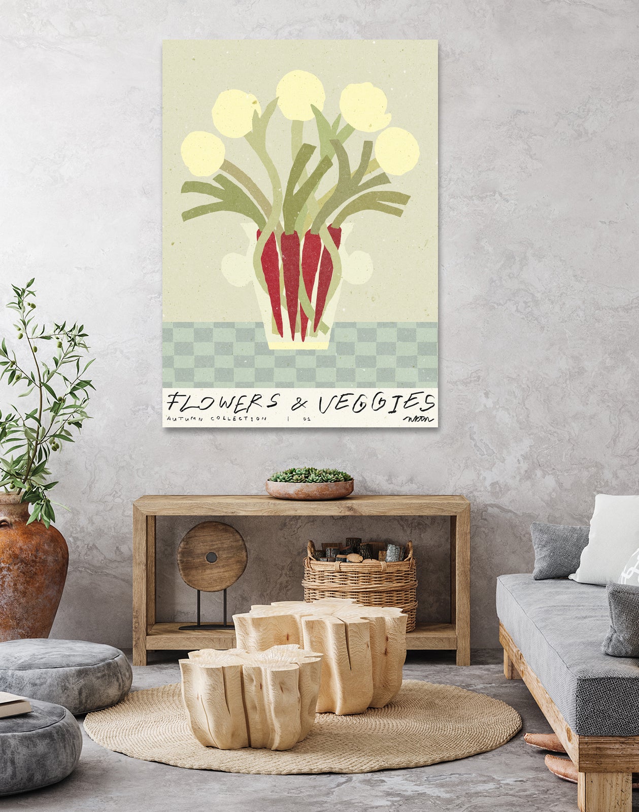 Flowers a Veggies 01 by NKTN on GIANT ART - flowers and plants text