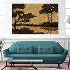 Wooland Pond by Dan Hobday on GIANT ART - nature and landscapes painting