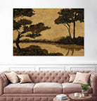 Wooland Pond by Dan Hobday on GIANT ART - nature and landscapes painting