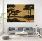 Wooland Pond by Dan Hobday on GIANT ART - nature and landscapes painting