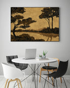 Wooland Pond by Dan Hobday on GIANT ART - nature and landscapes painting