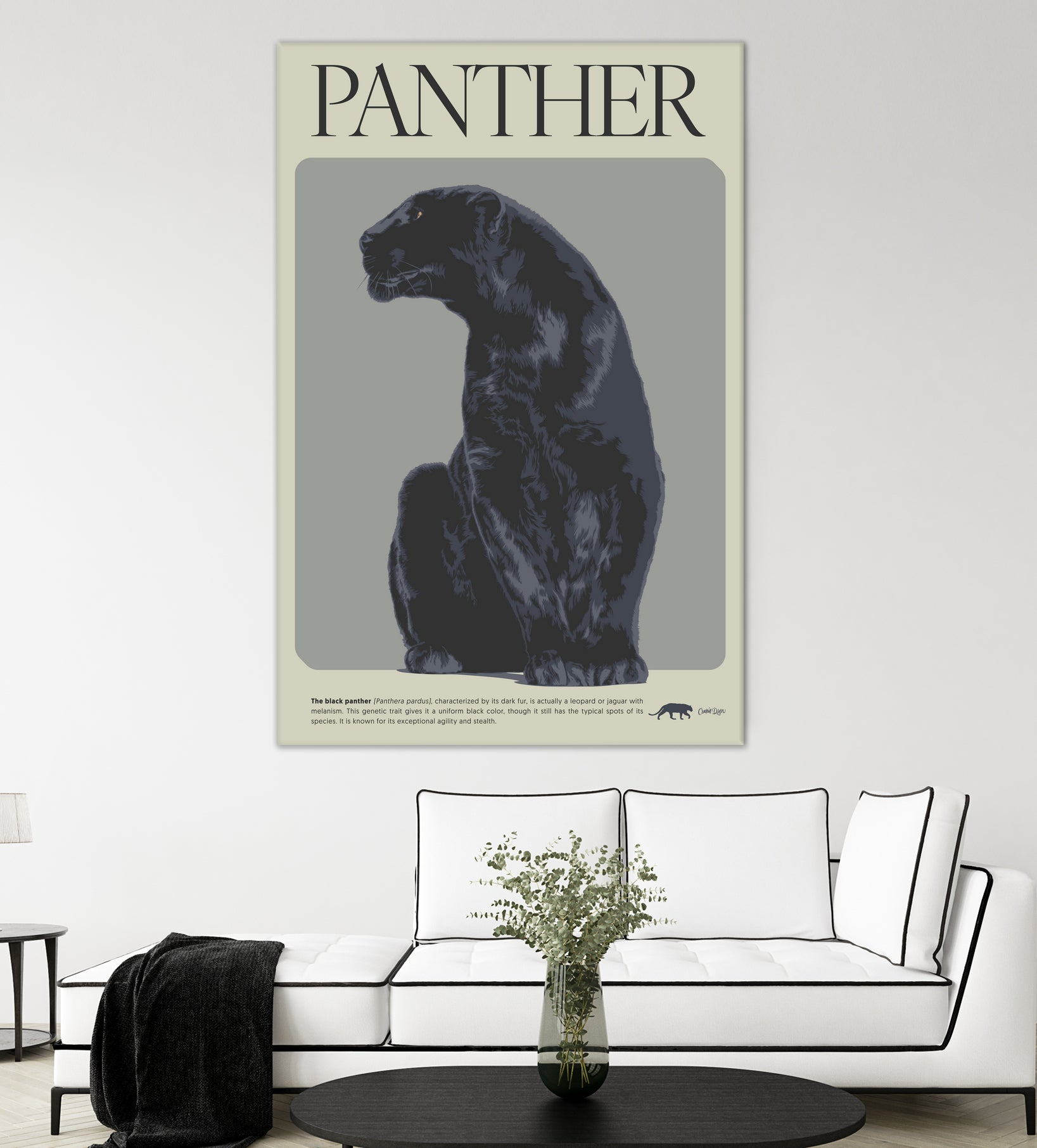 PANTHER by Cranio Dsgn / on GIANT ART - animals pets