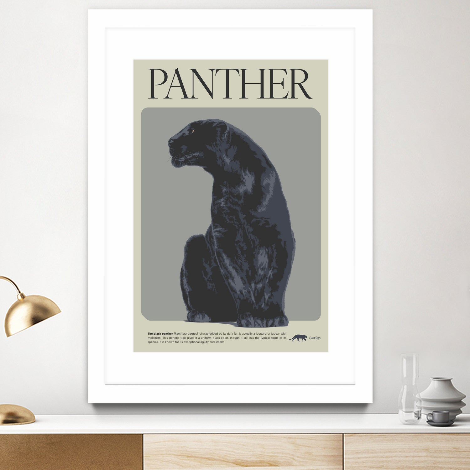 PANTHER by Cranio Dsgn / on GIANT ART - animals pets