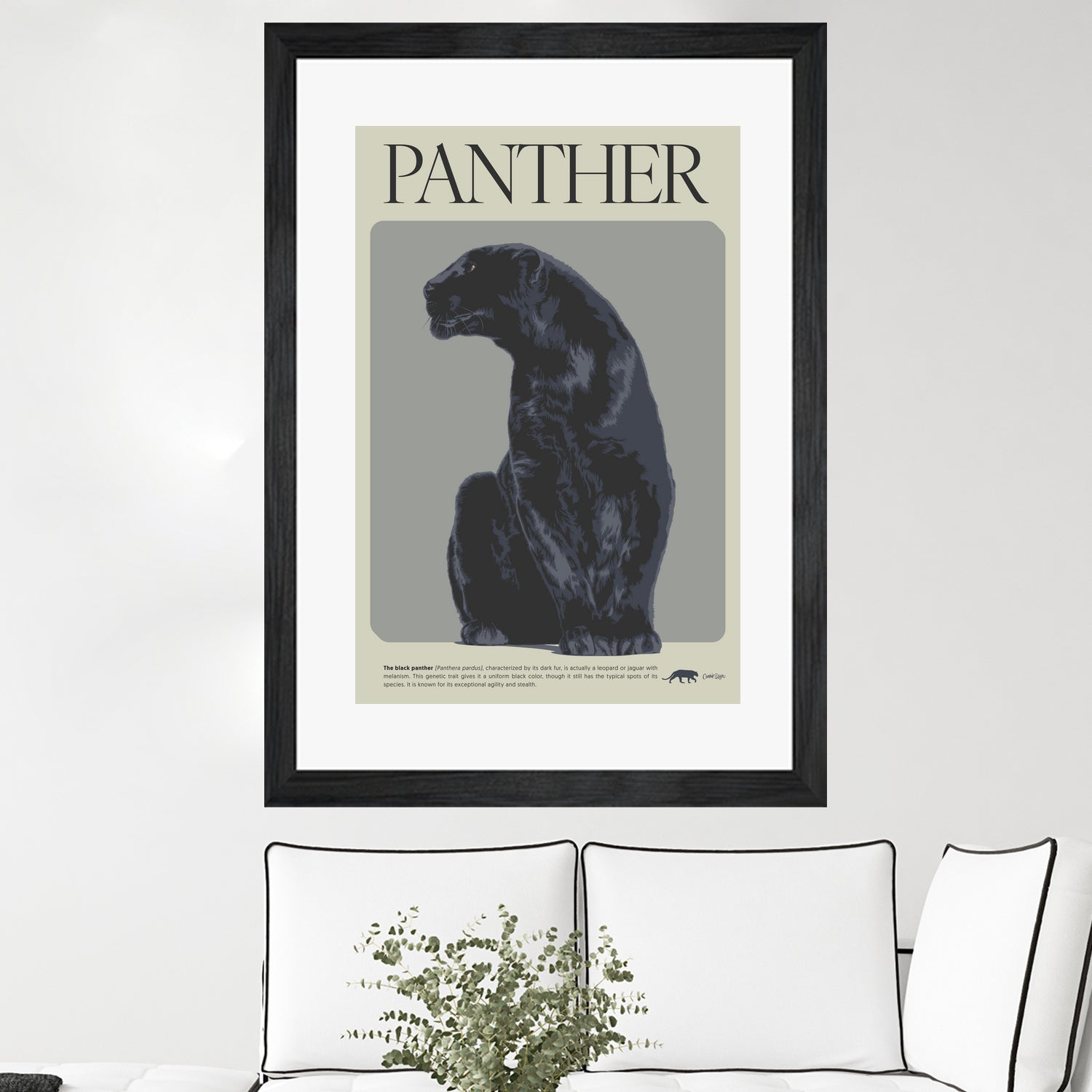 PANTHER by Cranio Dsgn / on GIANT ART - animals pets