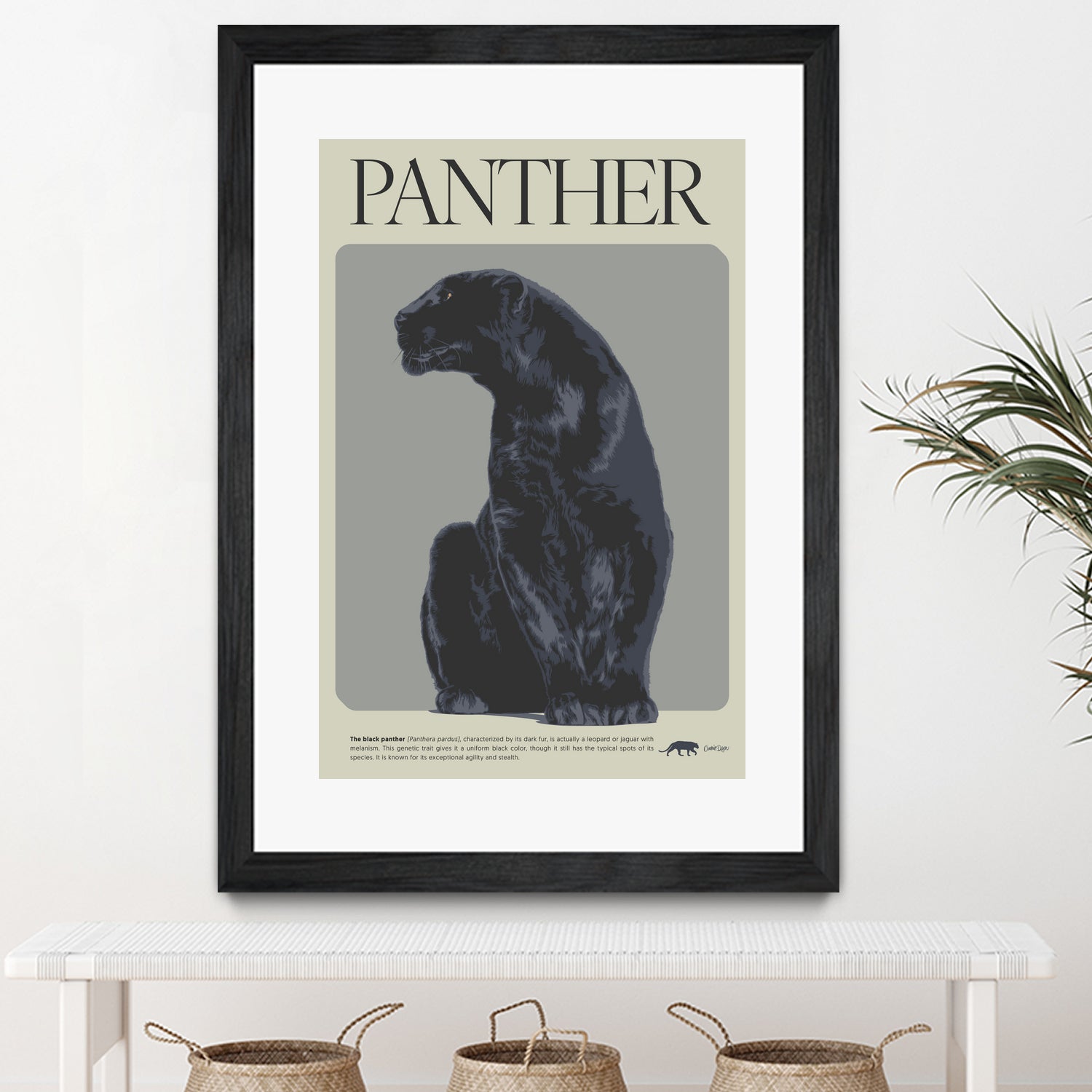 PANTHER by Cranio Dsgn / on GIANT ART - animals pets