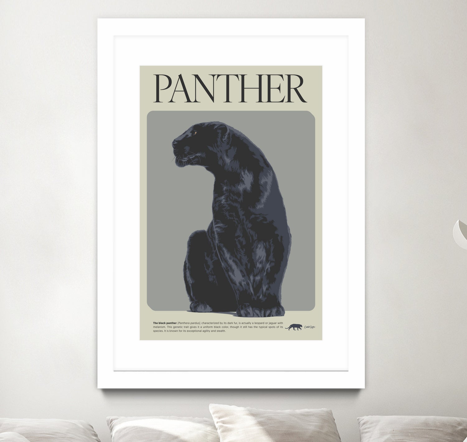 PANTHER by Cranio Dsgn / on GIANT ART - animals pets