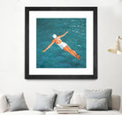 High Diver Above Water by Sarah Morrissette on GIANT ART - landscape woman