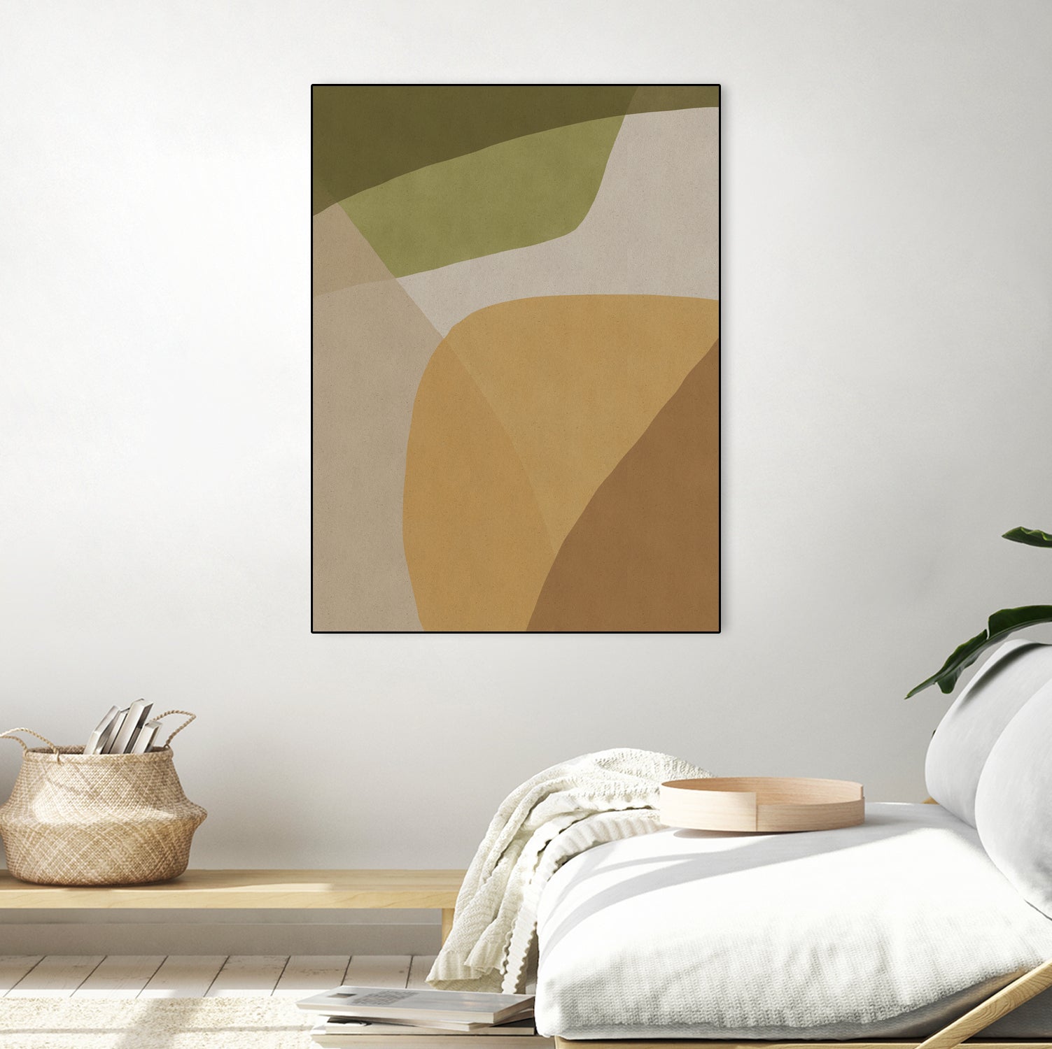 Echoe by Dan Hobday on GIANT ART - abstract beige