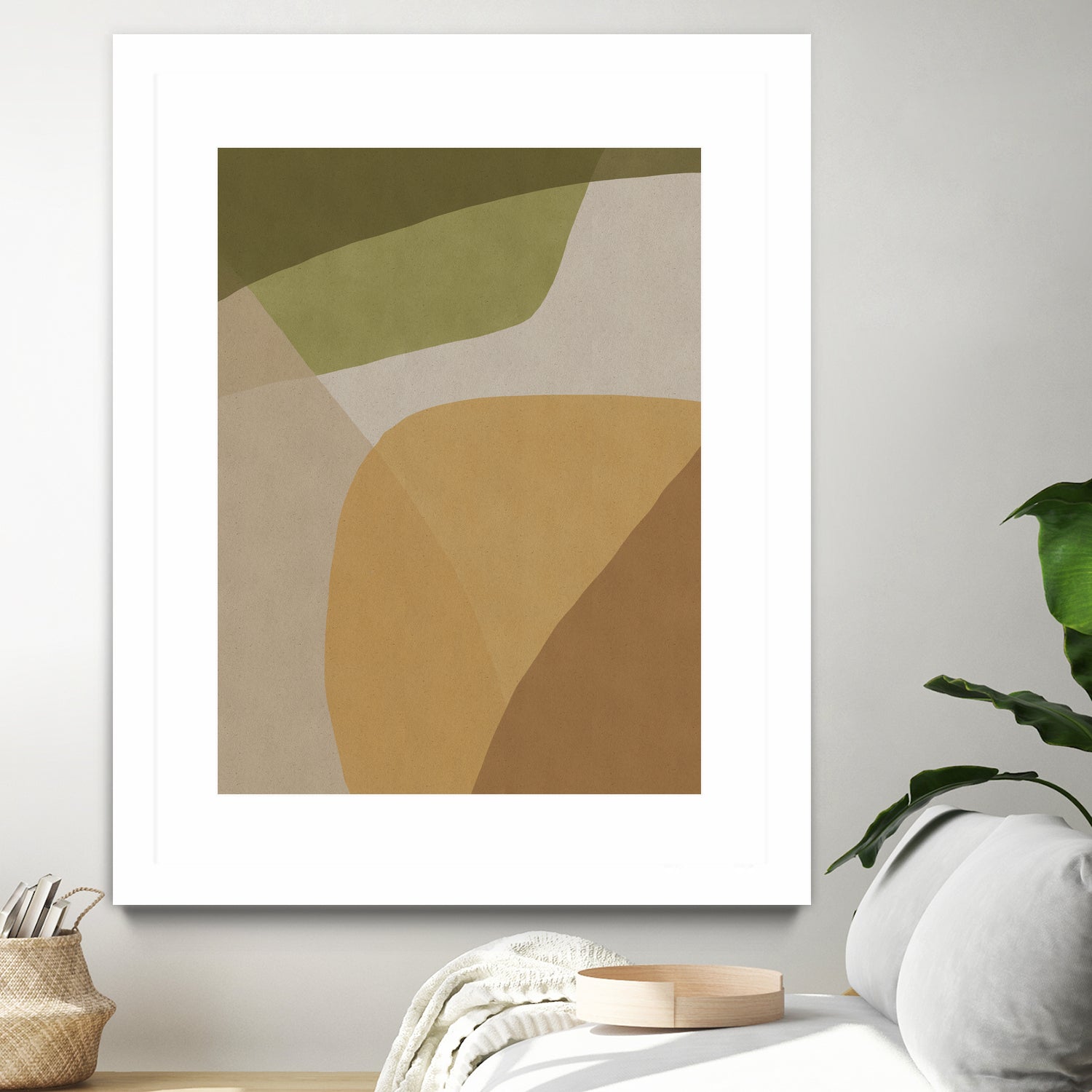 Echoe by Dan Hobday on GIANT ART - abstract beige