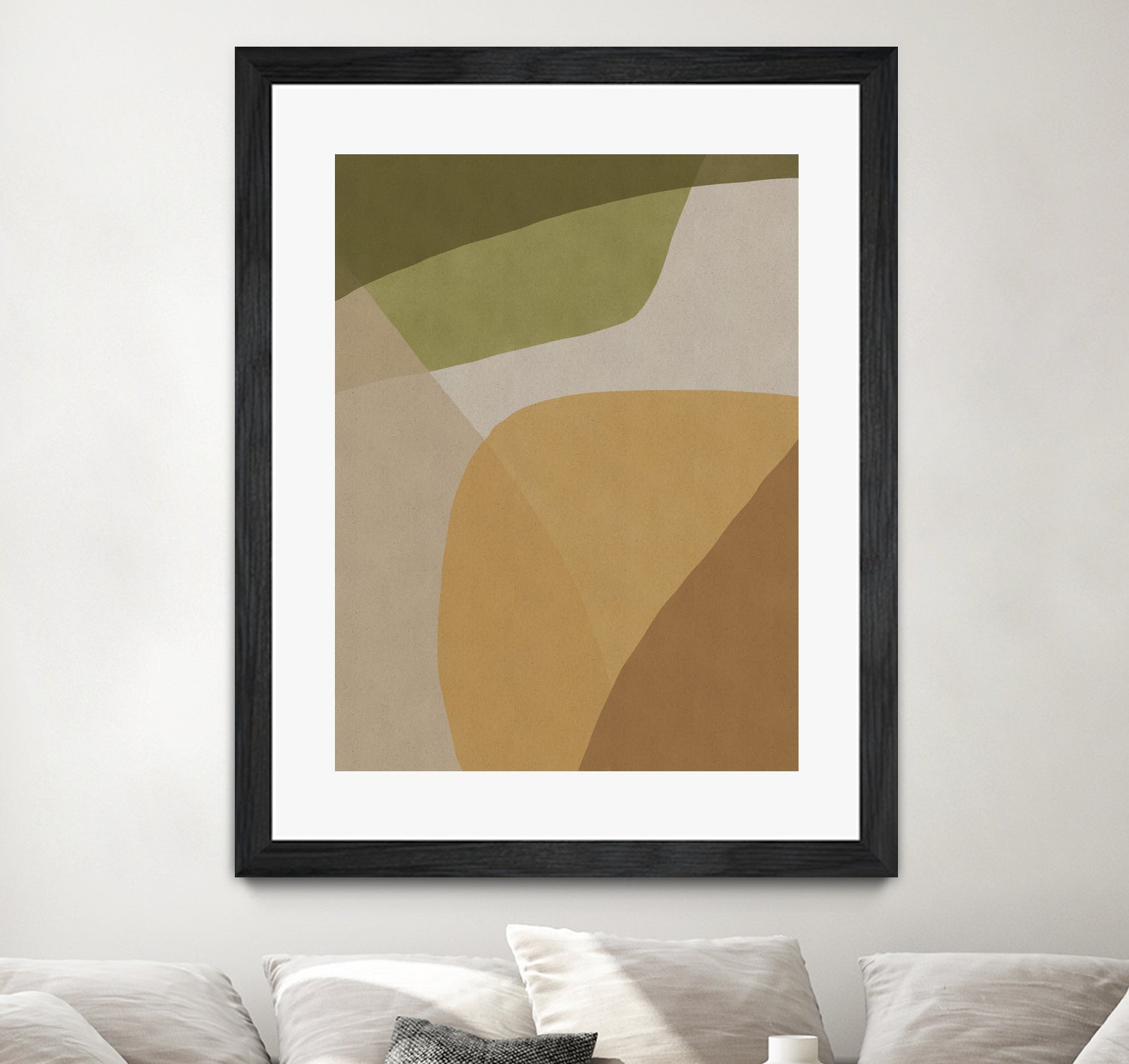 Echoe by Dan Hobday on GIANT ART - abstract beige