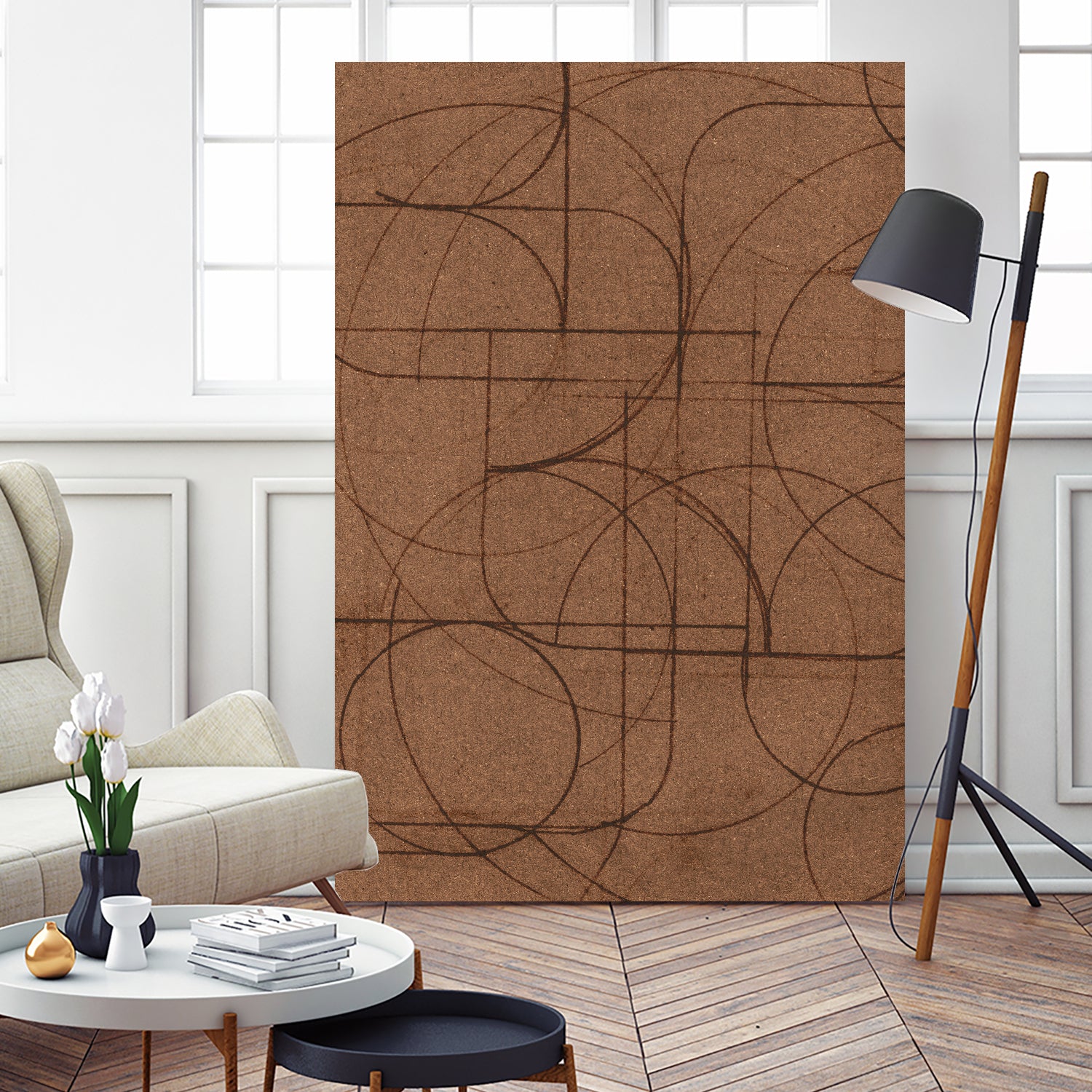 Curved 1 by Dan Hobday on GIANT ART - abstract pattern