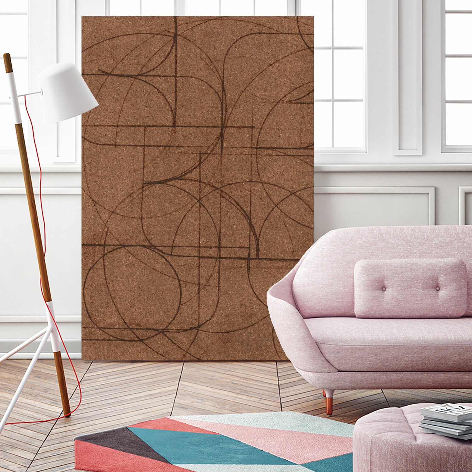 Curved 1 by Dan Hobday on GIANT ART - abstract pattern