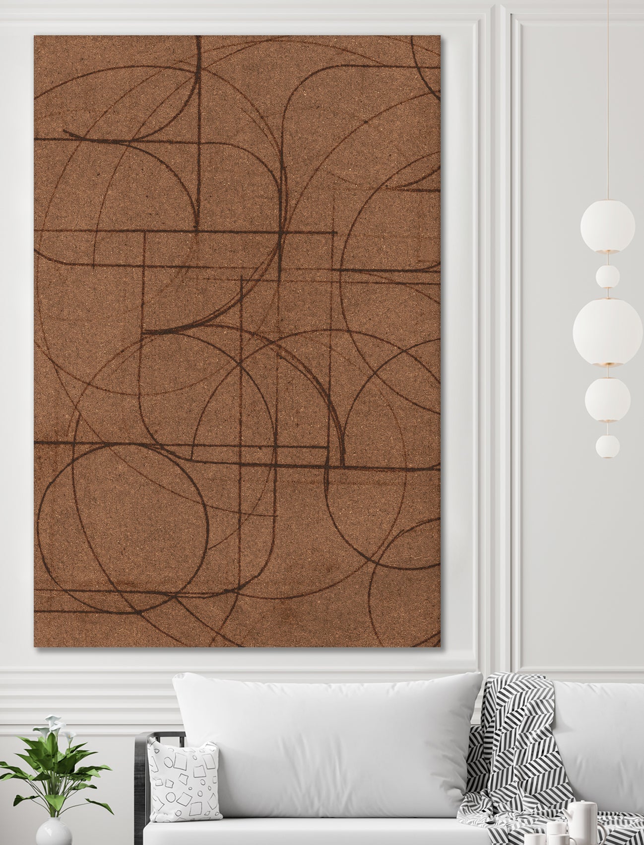 Curved 1 by Dan Hobday on GIANT ART - abstract pattern