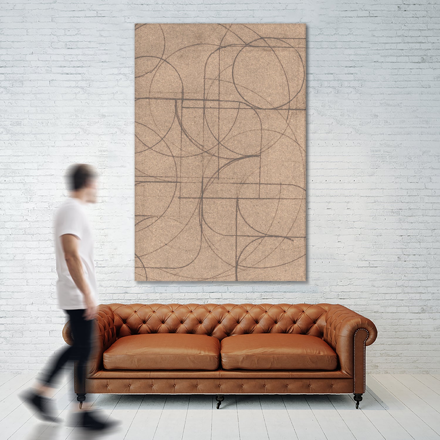 Curved 2 by Dan Hobday on GIANT ART - abstract pattern