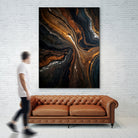 Golden Tones In Dark Stone by Alpenglow Workshop on GIANT ART - abstract abstract art