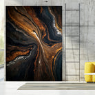 Golden Tones In Dark Stone by Alpenglow Workshop on GIANT ART - abstract abstract art