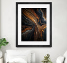 Golden Tones In Dark Stone by Alpenglow Workshop on GIANT ART - abstract abstract art