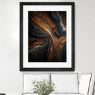 Golden Tones In Dark Stone by Alpenglow Workshop on GIANT ART - abstract abstract art