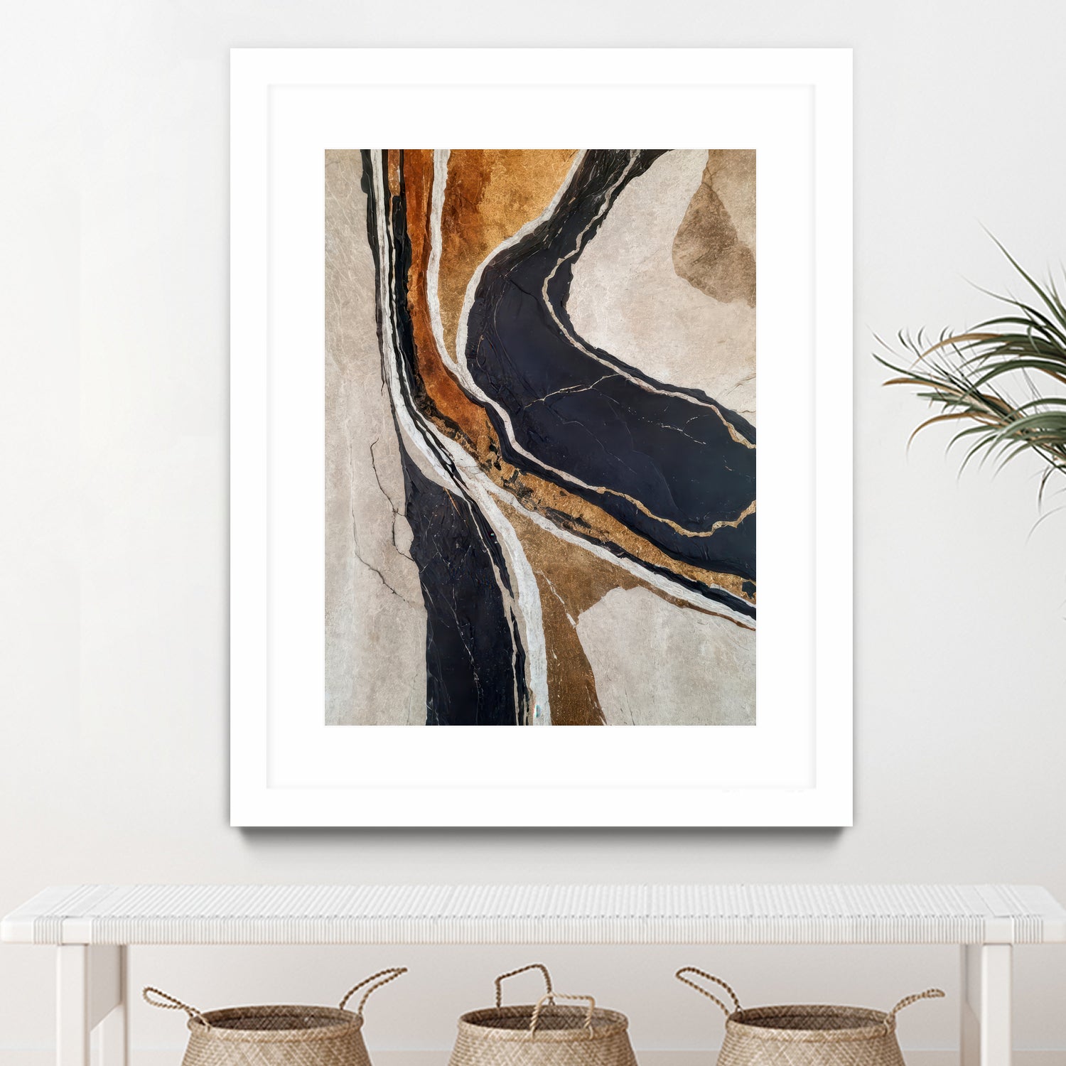 Textured Earth In Black and Gold by Alpenglow Workshop on GIANT ART - aesthetic abstract aesthetic