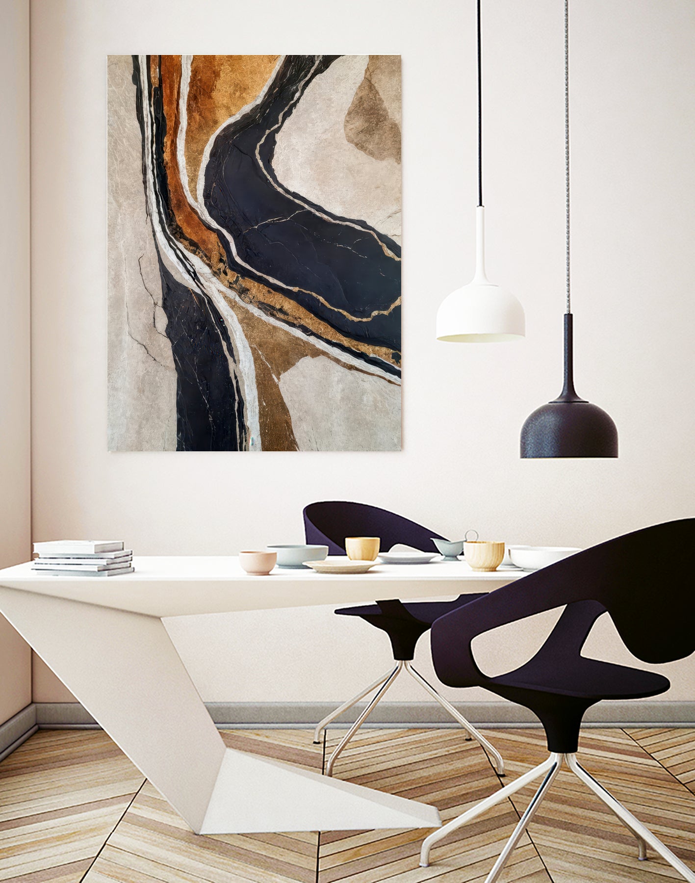 Textured Earth In Black and Gold by Alpenglow Workshop on GIANT ART - aesthetic abstract aesthetic