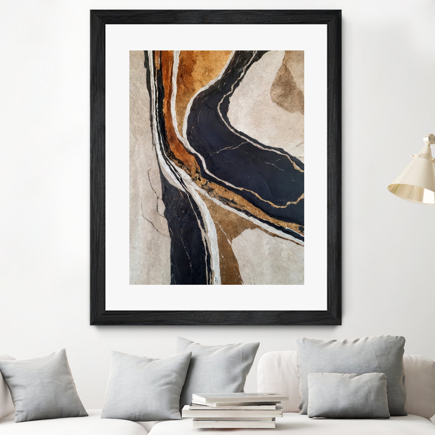 Textured Earth In Black and Gold by Alpenglow Workshop on GIANT ART - aesthetic abstract aesthetic