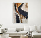 Textured Earth In Black and Gold by Alpenglow Workshop on GIANT ART - aesthetic abstract aesthetic