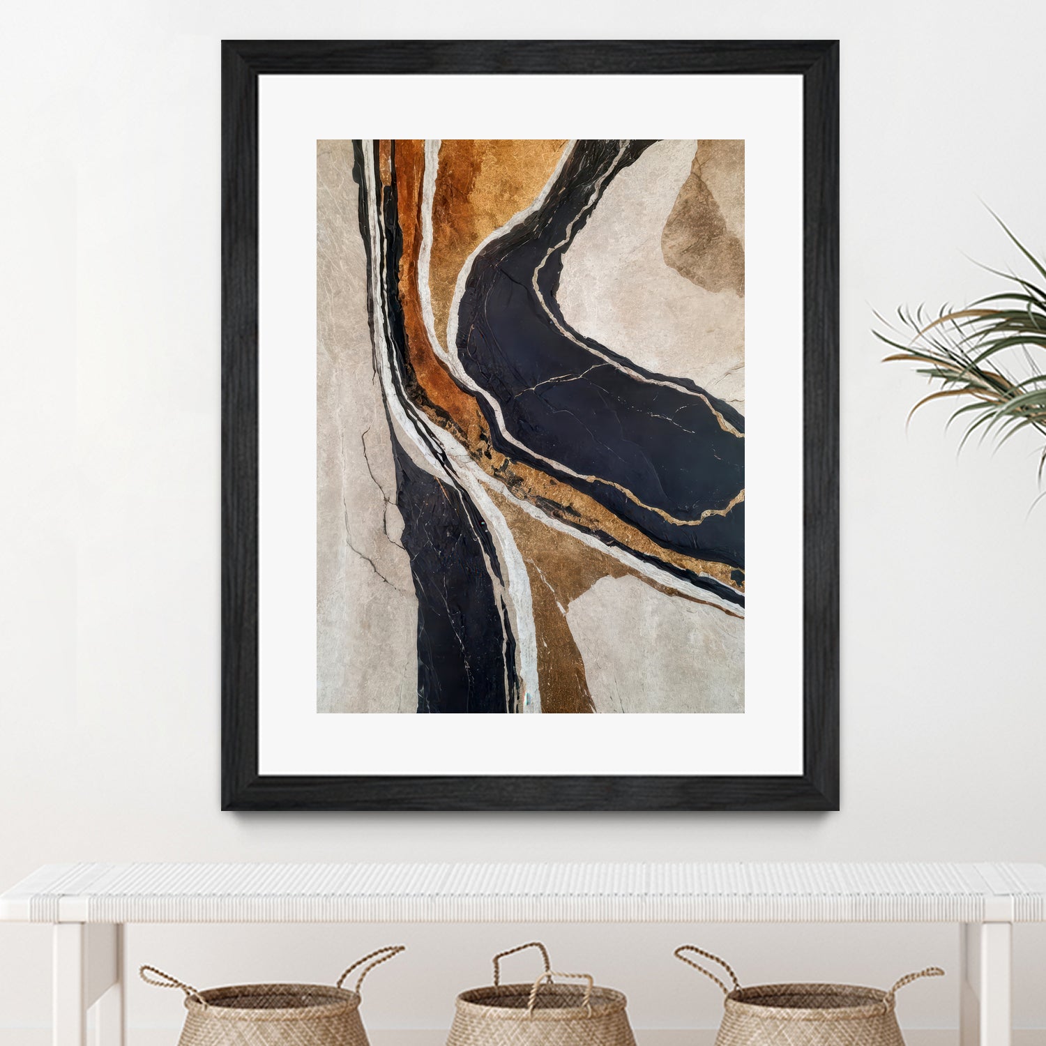 Textured Earth In Black and Gold by Alpenglow Workshop on GIANT ART - aesthetic abstract aesthetic