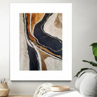 Textured Earth In Black and Gold by Alpenglow Workshop on GIANT ART - aesthetic abstract aesthetic