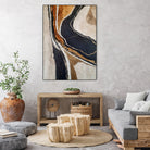 Textured Earth In Black and Gold by Alpenglow Workshop on GIANT ART - aesthetic abstract aesthetic