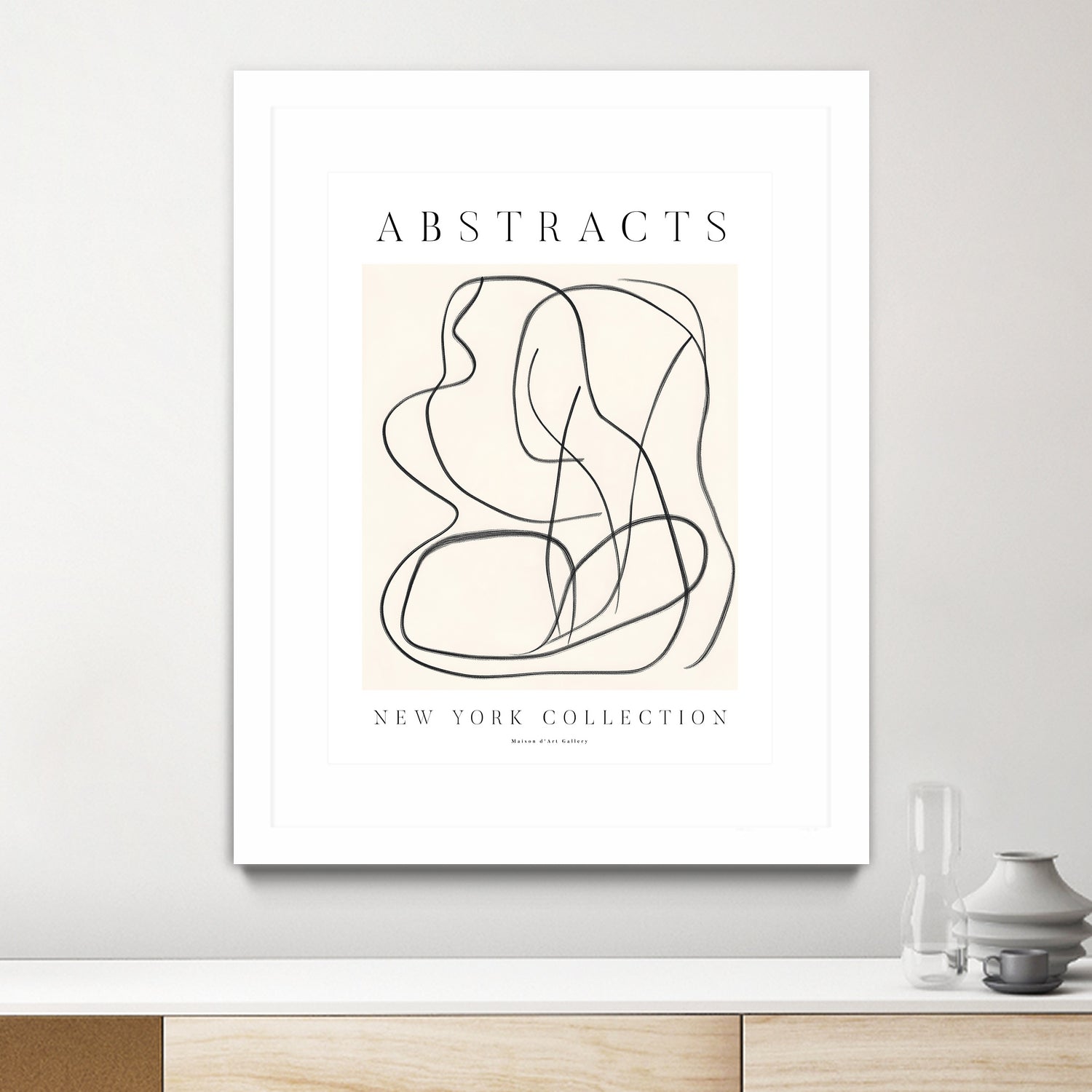 Poster New York Collection 3d by The Printable Studio on GIANT ART - line art sketch