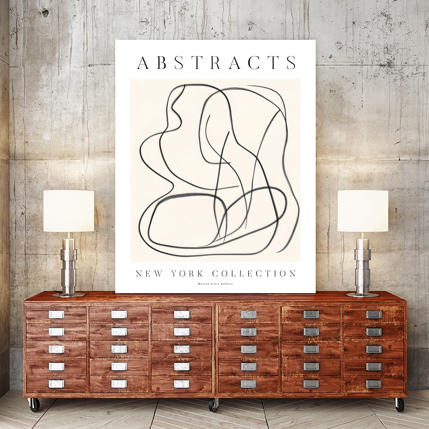 Poster New York Collection 3d by The Printable Studio on GIANT ART - line art sketch