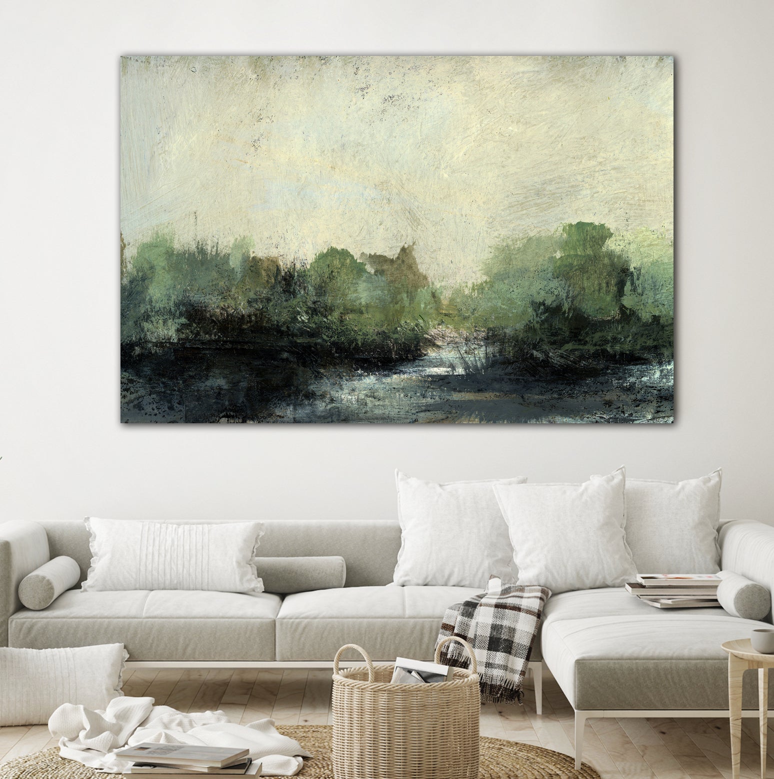 Forest Stream by Dan Hobday on GIANT ART - nature and landscapes painting