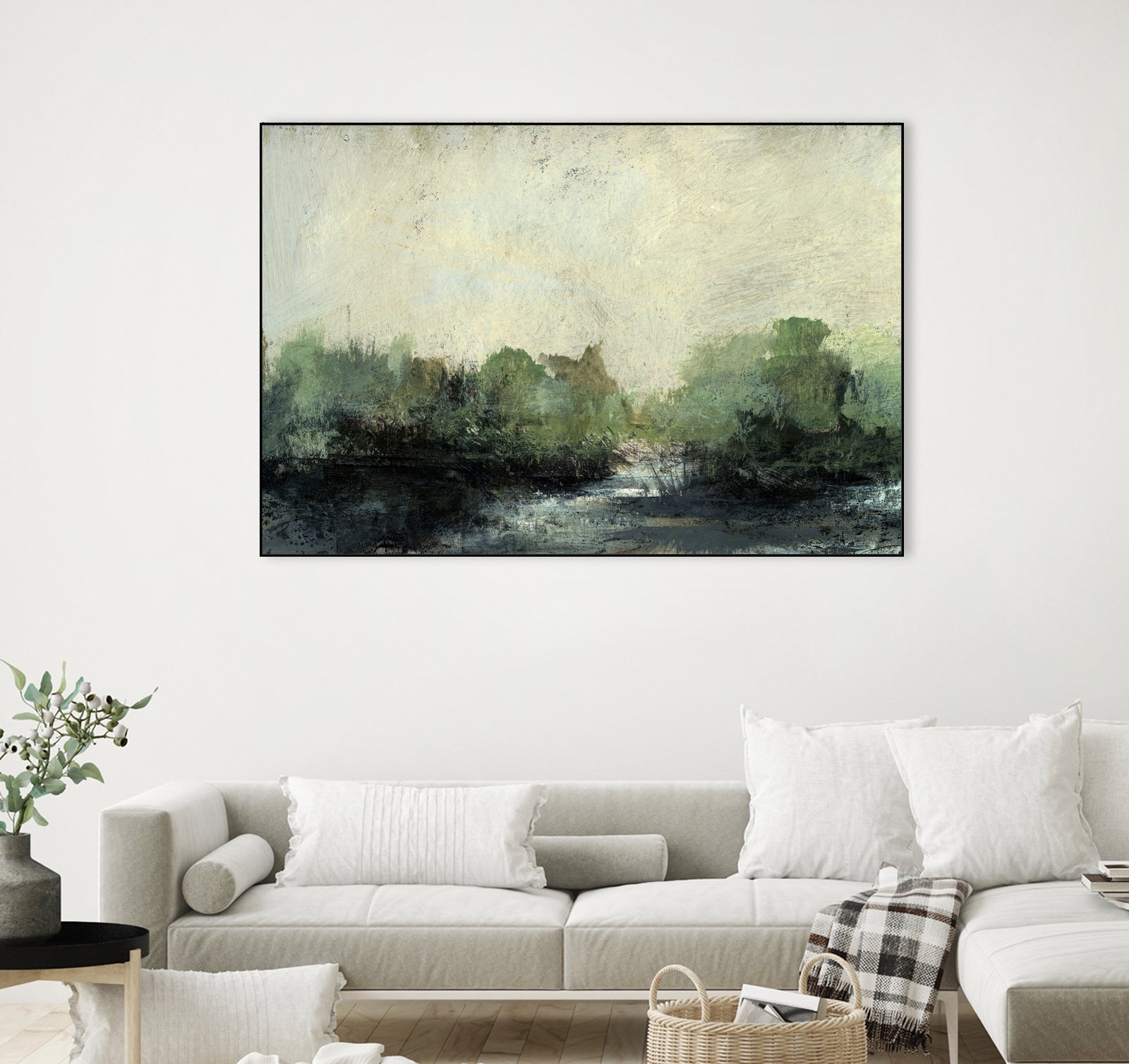 Forest Stream by Dan Hobday on GIANT ART - nature and landscapes painting