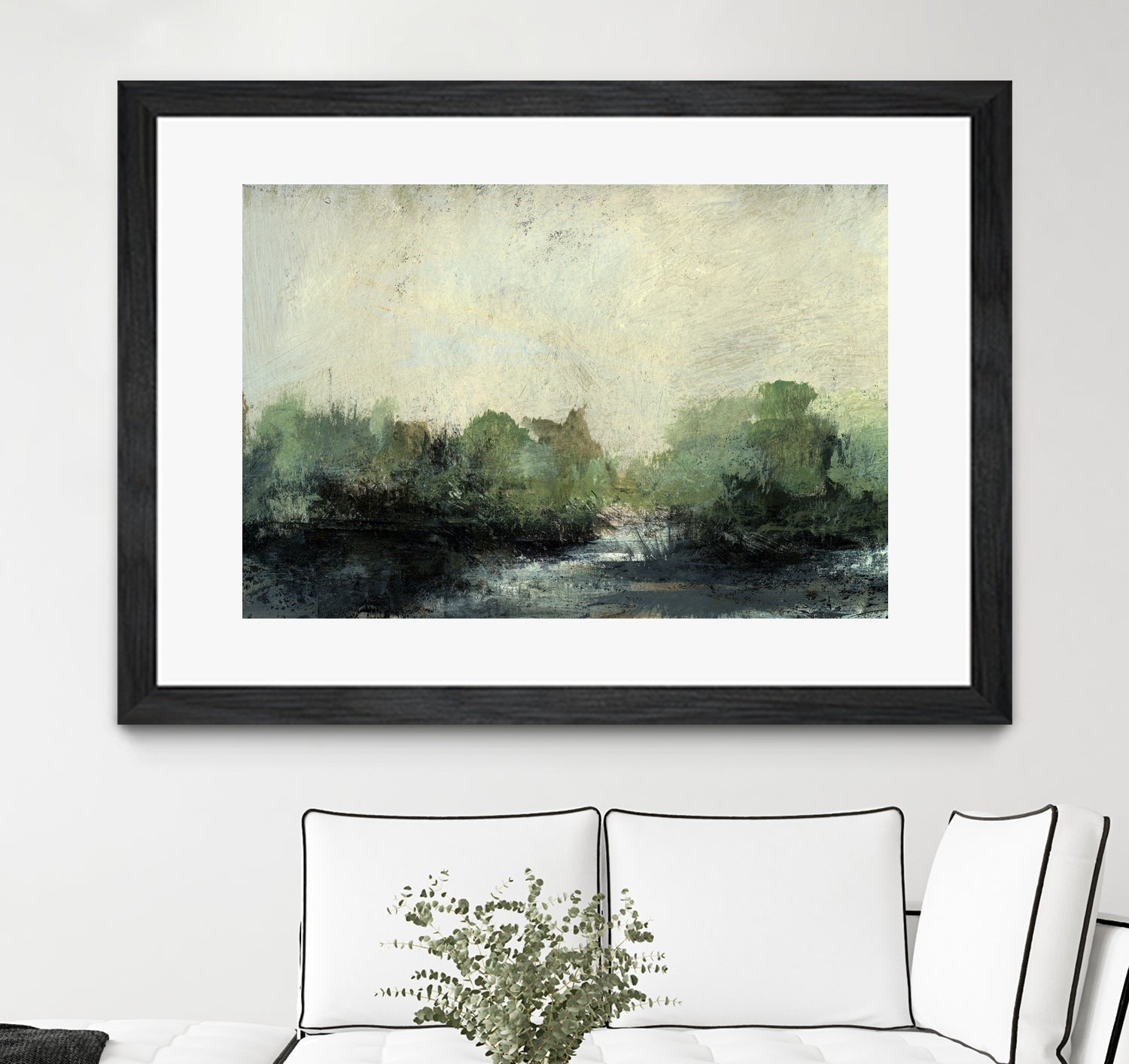 Forest Stream by Dan Hobday on GIANT ART - nature and landscapes painting