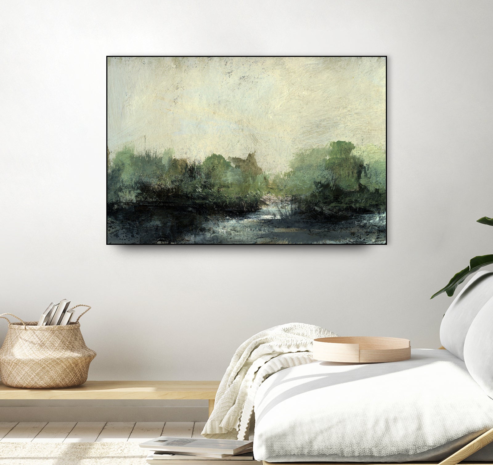 Forest Stream by Dan Hobday on GIANT ART - nature and landscapes painting